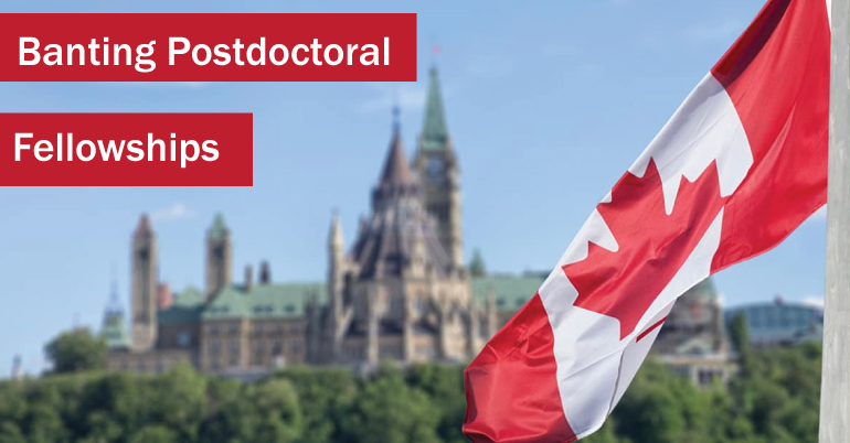 Banting Postdoctoral Fellowship 2021-22 from the Canadian Government