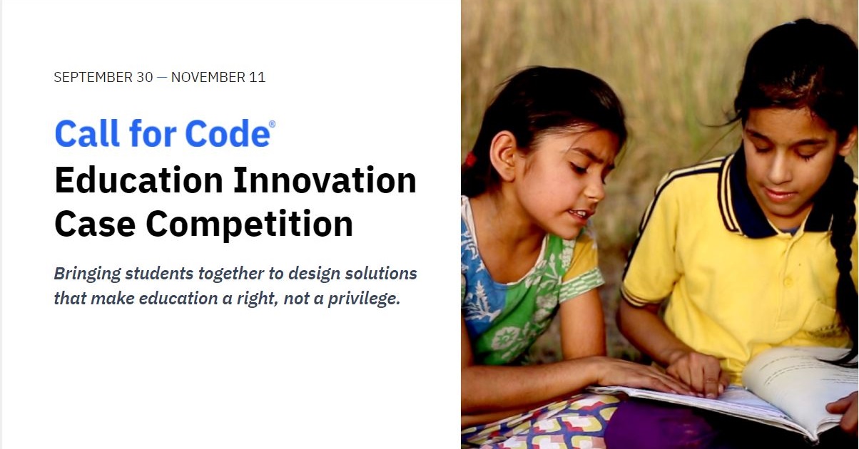 Call for Code Education Innovation Case Competition 2021